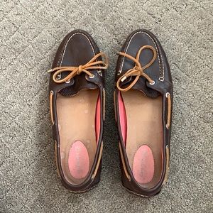 Sperry Top Sizer Brown Loafer Boat Shoes Size 10